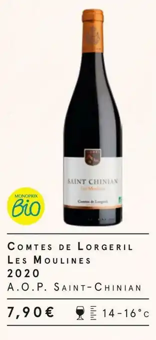Comtes de lorgeril les moulines 2020