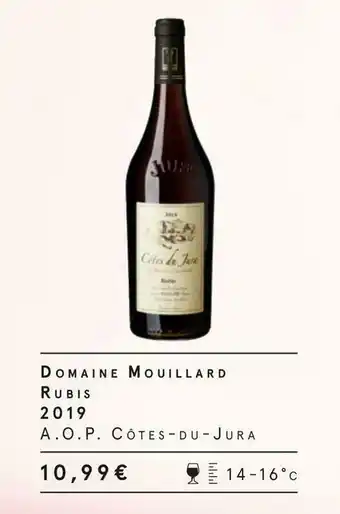 Monoprix Domaine mouillard domaine mouillard rubis 2019 offre