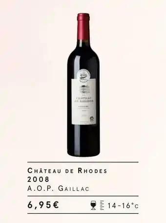 Monoprix Château de rhodes château de rhodes 2008 offre