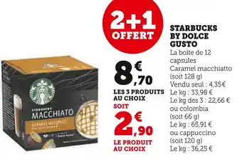 Super U Starbucks starbucks by dolce gusto offre