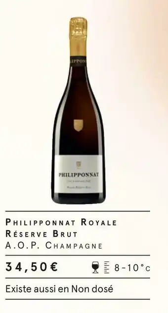 Monoprix Philipponnat royale philipponnat royale réserve brut offre