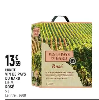 Petit Casino Vin de pays du gard vin de pays du gard i.g.p. rosé offre