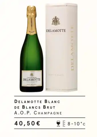 Monoprix Delamotte blanc de blanc brut offre