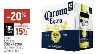 Petit Casino Corona extra bière 4,5% vol. offre