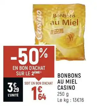 Petit Casino Casino bonbons au miel offre