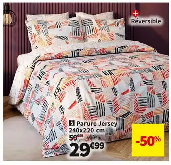 Conforama Parure jersey 240x220 cm offre