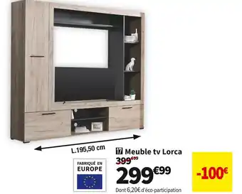 Conforama Meuble tv lorca offre