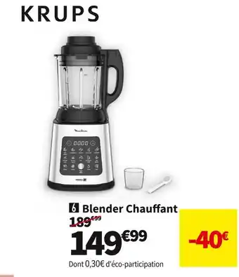 Conforama Krups blender chauffant lm835d10 offre