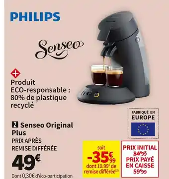 Conforama Philips / senseo senseo original plus csa210/25 offre