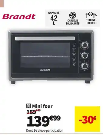 Conforama Brandt  mini-four fc4200mb offre
