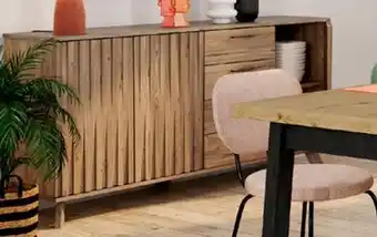Conforama Buffet 3 portes 4 tiroirs offre