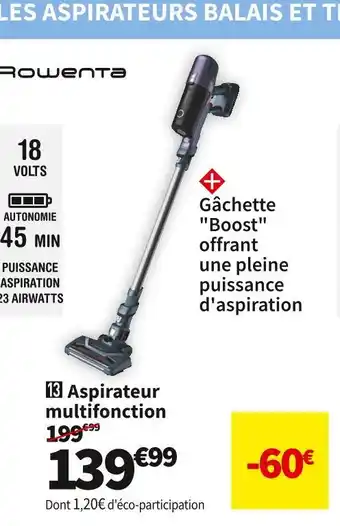 Conforama Rowenta aspirateur multifonction rh6837wo offre