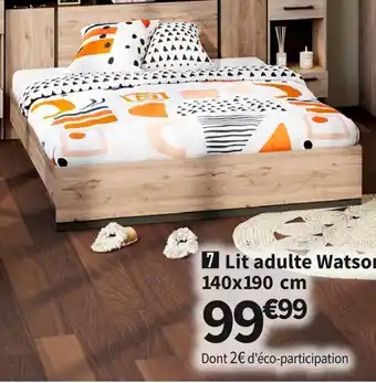 Conforama Lit adulte 140x190 cm offre
