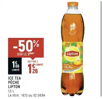 Petit Casino Lipton ice tea pêche offre