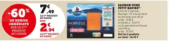 U Express Petit navire saumon fume offre