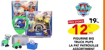 Stokomani Paw patrol figurine big truck pups la pat patrouille assortiment offre