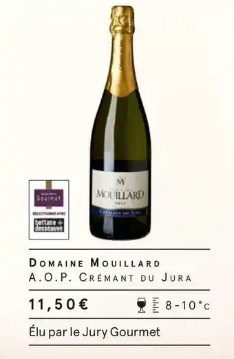 Monoprix Domaine mouillard domaine mouillard a.o.p crémant du jura offre