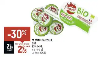 Petit Casino Babybel mini babybel bio 23% m.g. offre
