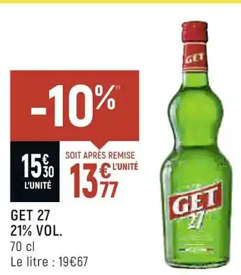 Spar Get 27 get 27 21% vol. offre
