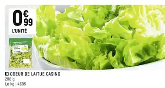 Petit Casino Casino coeur de laitue offre