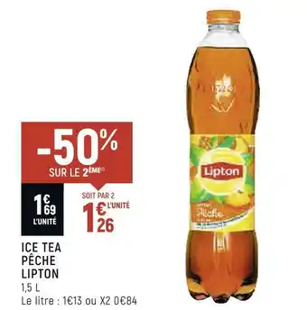 Spar Lipton ice tea pêche offre