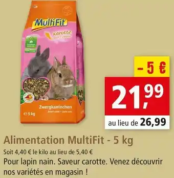 Maxi Zoo Multifit alimentation offre