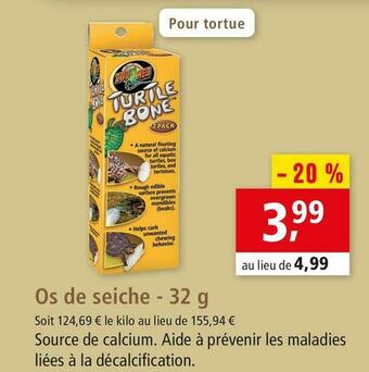 Maxi Zoo Os de seiche offre
