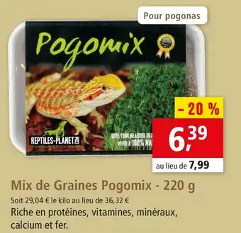 Maxi Zoo Pogomix mix de graines offre