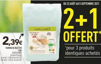 naturéO Naturéo farine de blé t55 offre
