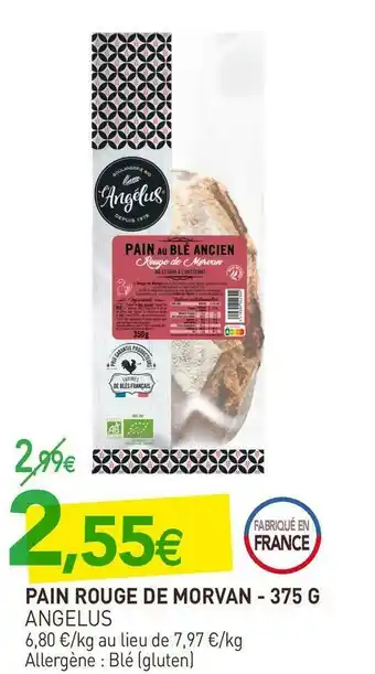 naturéO L'angelus pain rouge de morvan offre