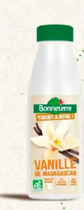 naturéO Bonneterre yaourt à boire à la vanille de madagascar offre