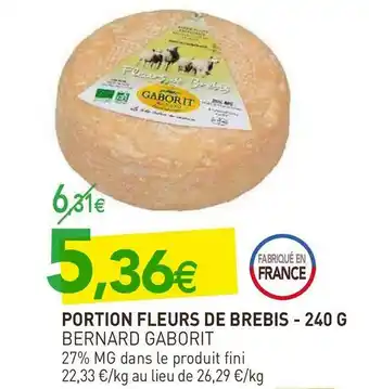 naturéO Bernard gaborit portion fleurs de brebis offre