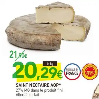 Saint nectaire aop