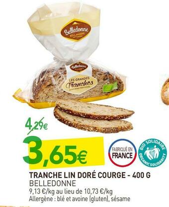 naturéO Belledonne tranche lin doré courge offre