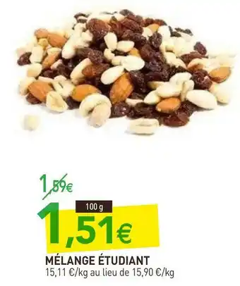 naturéO Mélange étudiant offre