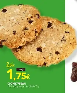 naturéO Cookie vegan offre