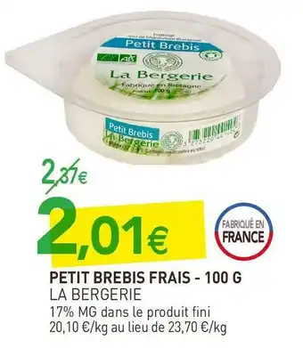 naturéO La bergerie petit brebis frais offre
