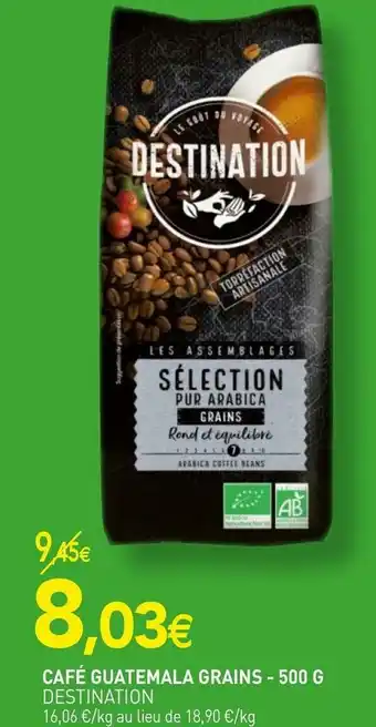 Destination café guatemala grains