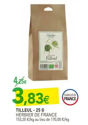 naturéO Herbier de france tilleul offre