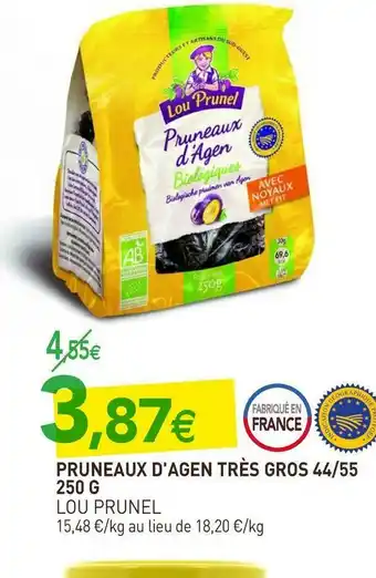 naturéO Lou prunel pruneaux d'agen très gros 44/55 offre