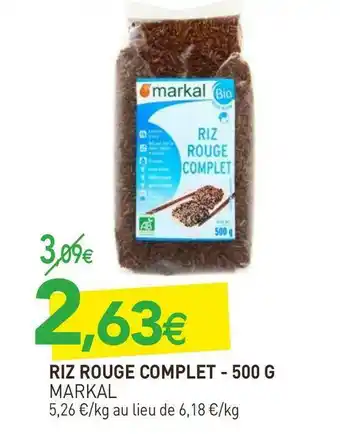 naturéO Markal riz rouge complet offre