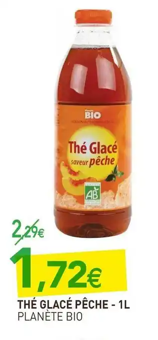 naturéO Planète bio thé glacé pêche offre