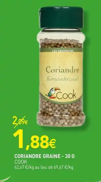 Cook coriandre graine