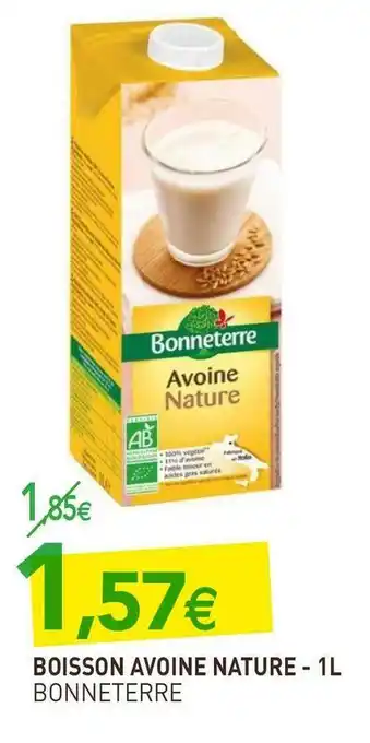 naturéO Bonneterre boisson avoine nature offre