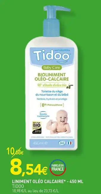naturéO Tidoo liniment oléo calcaire* offre