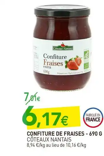 Côteaux nantais confiture de fraises
