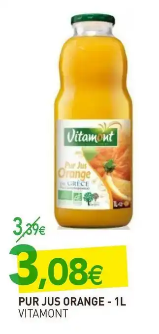 naturéO Vitamont pur jus d'orange offre