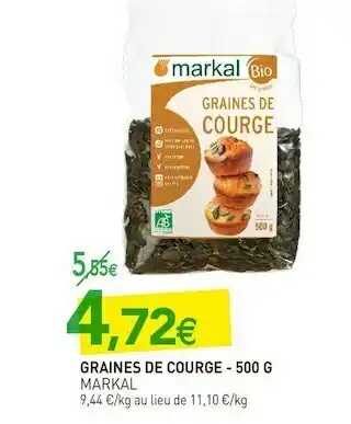 naturéO Markal graines de courge offre