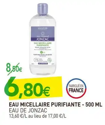 naturéO Eau de jonzac eau micellaire purifiante offre