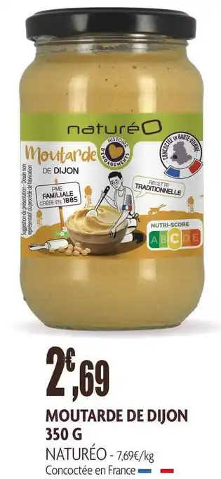 naturéO Naturéo moutarde de dijon offre